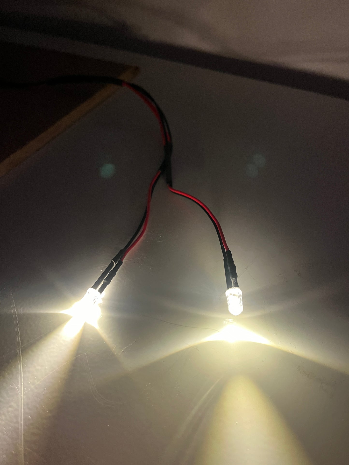 Led für 9V Block ohne Schalter Warm Weis