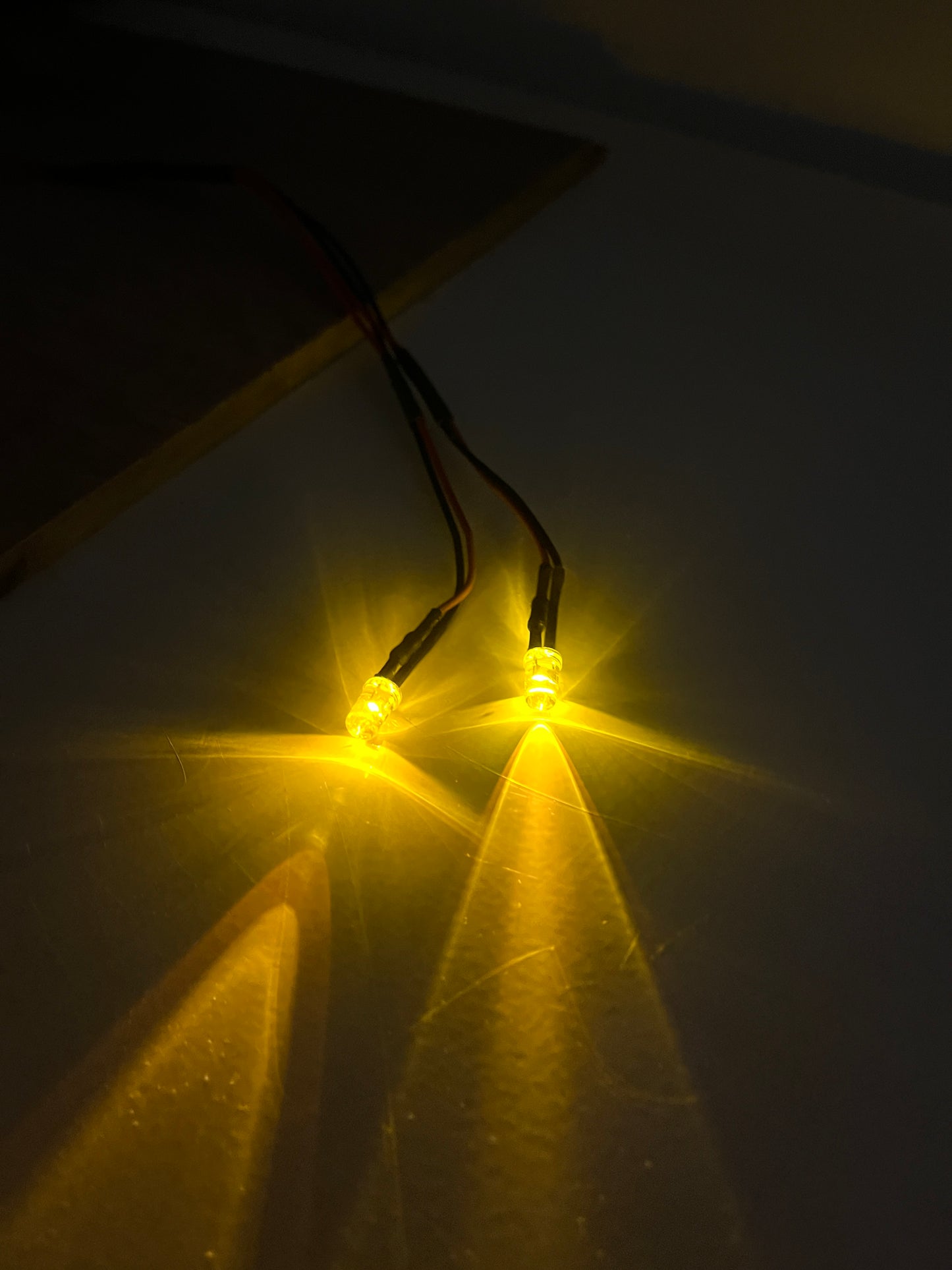 Led für 9V Block ohne Schalter Gelb