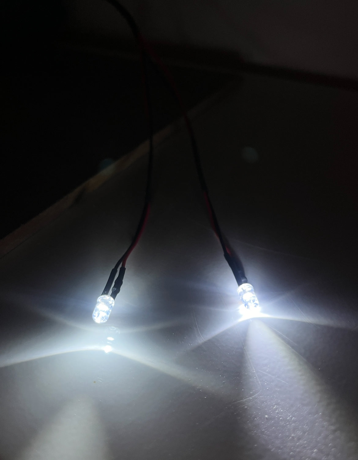 Led Schaltung mit Schalter Kalt weis