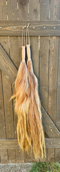 Pferde Schweif Beige mit Griff