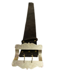 Krampusgürtel Braun/Messing